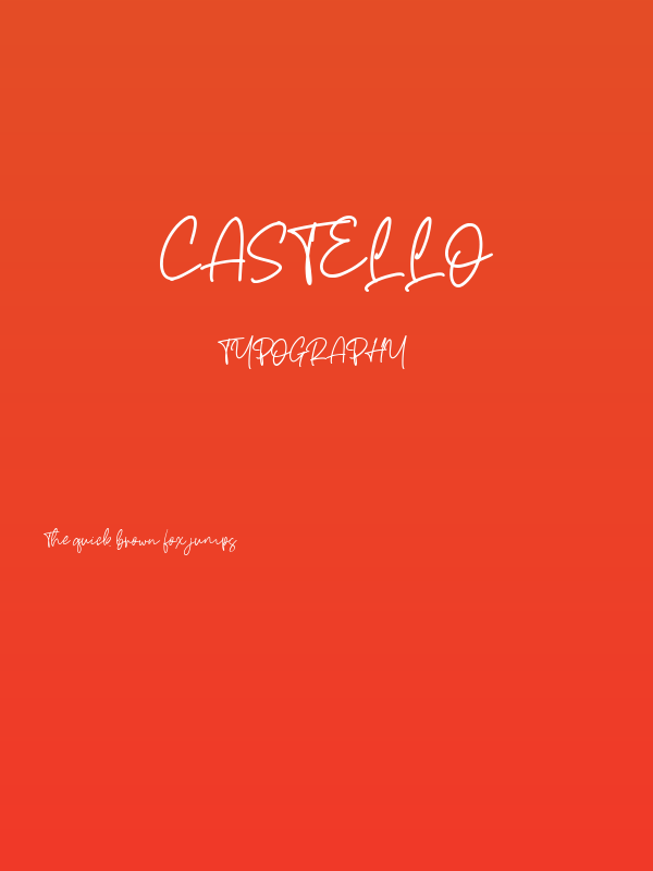 Castello Poster
