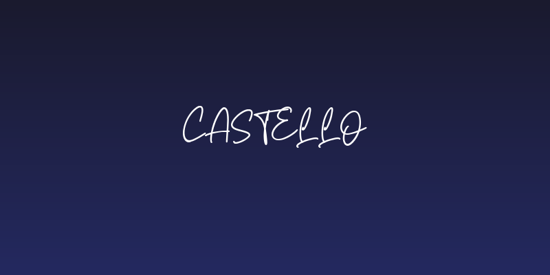 Castello Social Header