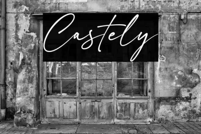 Castely Font examples