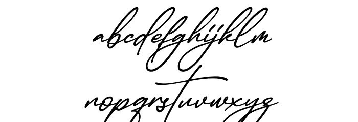 Casterdam Belatica Italic Font LOWERCASE