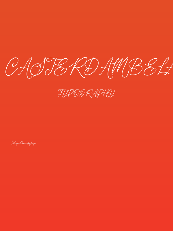 Casterdam Belatica Poster