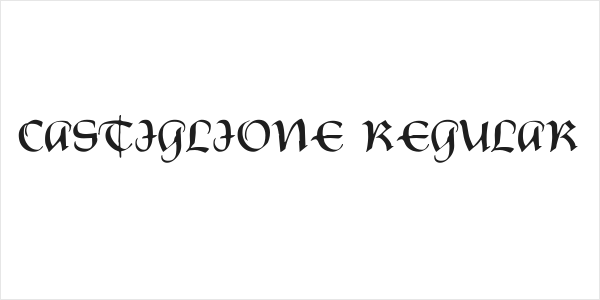Castiglione Regular Logo