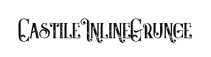 Castile Inline Grunge  Fuentes Gratis Descargar