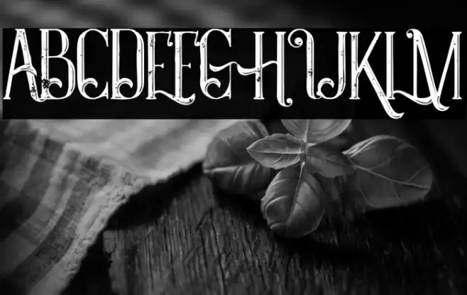 Castile Inline Grunge Font examples