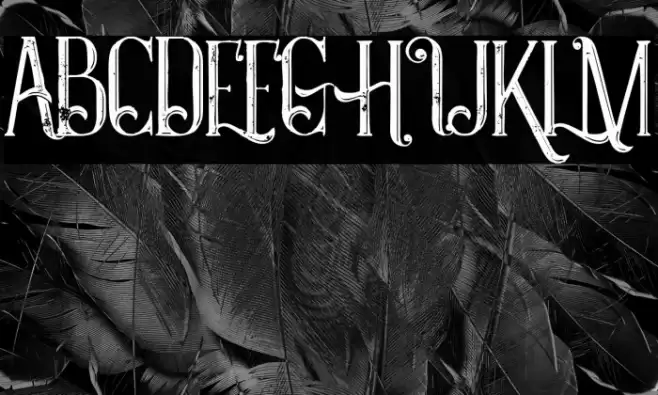 Castile Inline Grunge Font examples