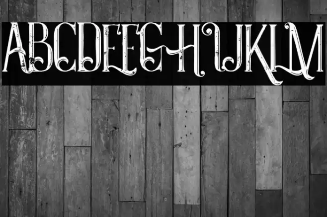 Castile Inline Grunge Font examples