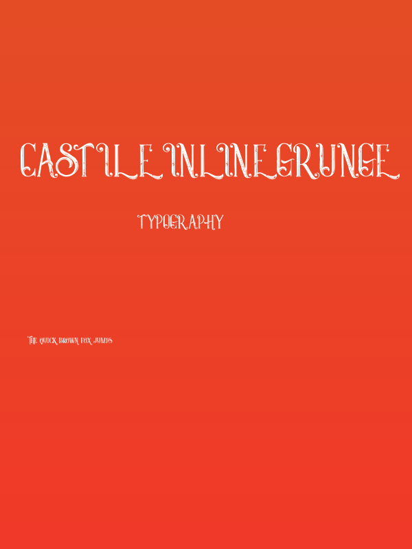 Castile Inline Grunge Poster