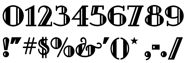 Castileo Medium Font OTHER CHARS