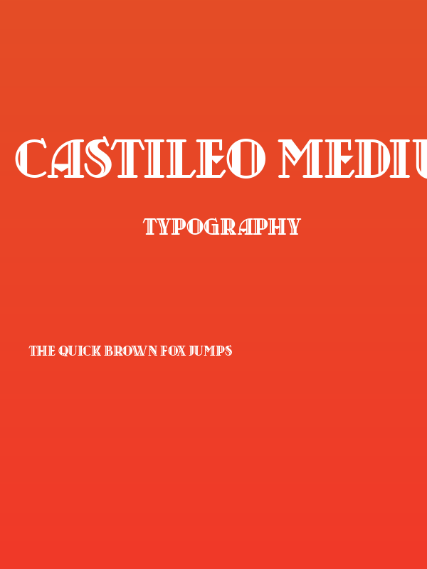 Castileo Medium Poster