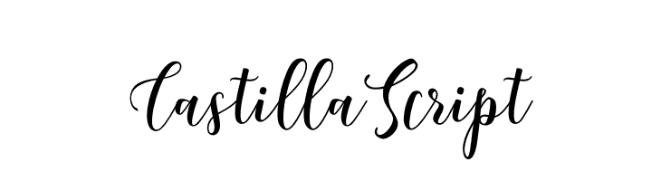 Castilla Script  لخطوط تنزيل