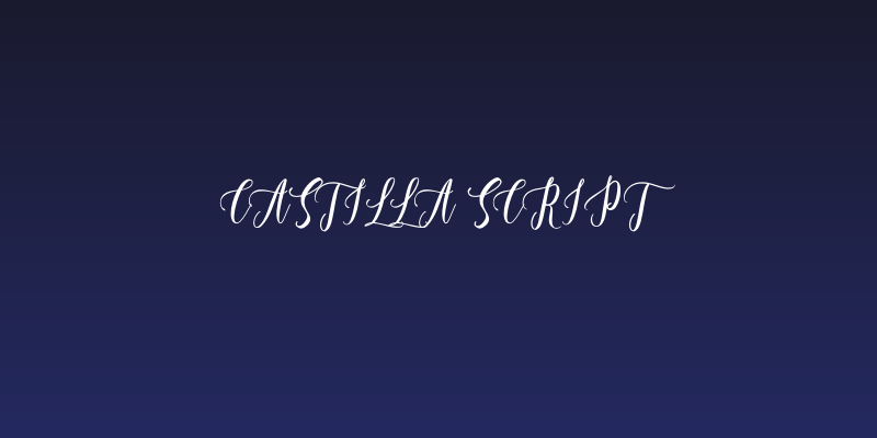 Castilla Script Social Header