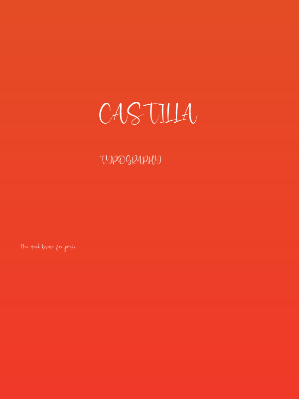 Castilla Poster