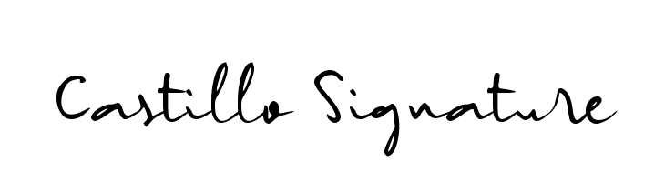 Castillo Signature  Скачать бесплатные шрифты