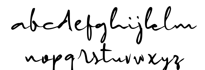 Castillo Signature Font LOWERCASE