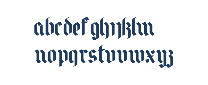 CastilloRegular Lowercase