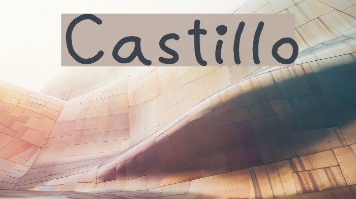 Castillo Font examples