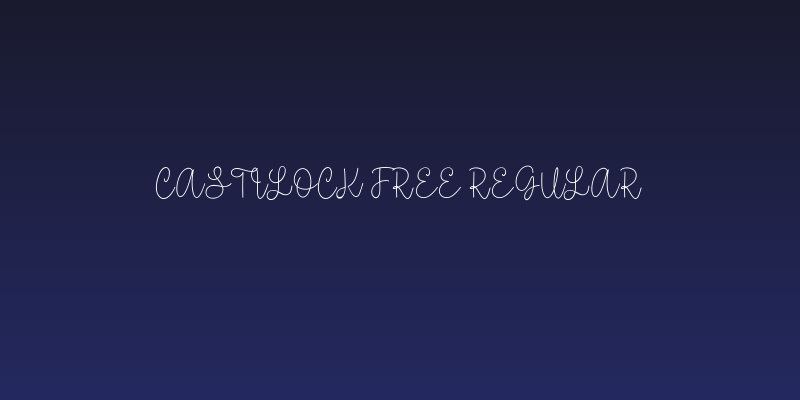 Castilock Free Regular Social Header