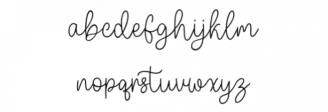 Castilock Free Regular 字体 小写