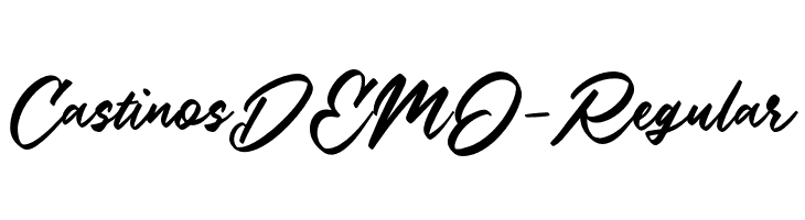 CastinosDEMO-Regular  Descarca Fonturi Gratis