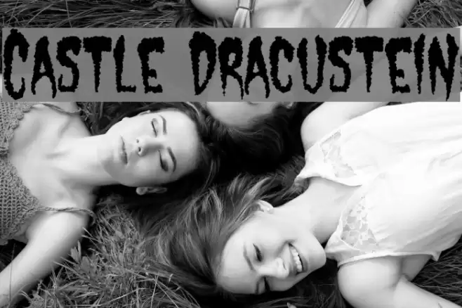 Castle Dracustein フォント examples