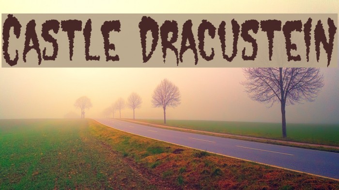Castle Dracustein フォント examples