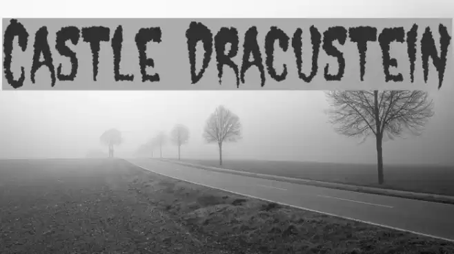 Castle Dracustein フォント examples