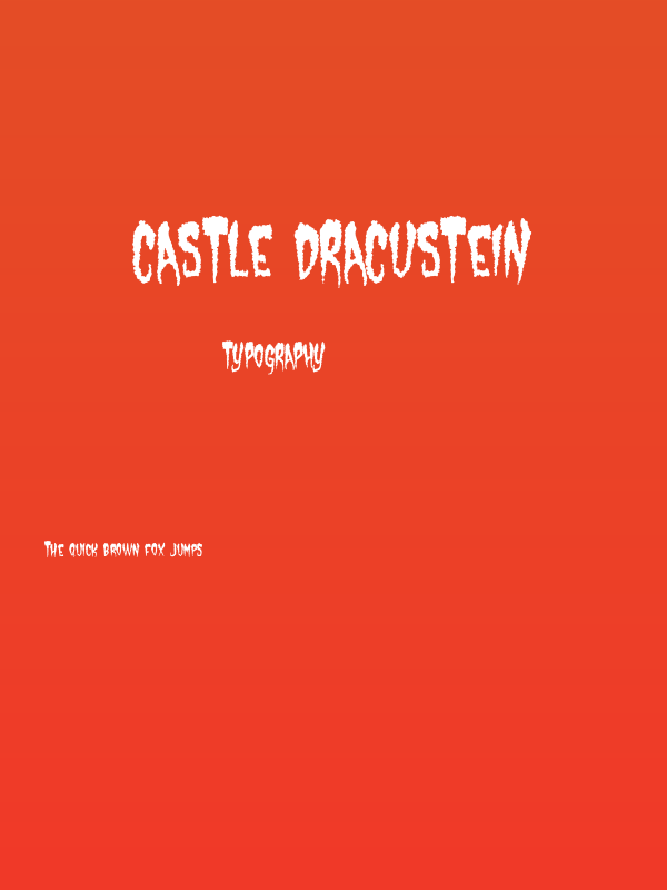 Castle Dracustein Poster