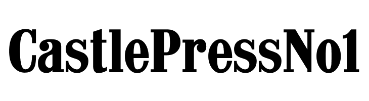 CastlePressNo1  font caratteri gratis