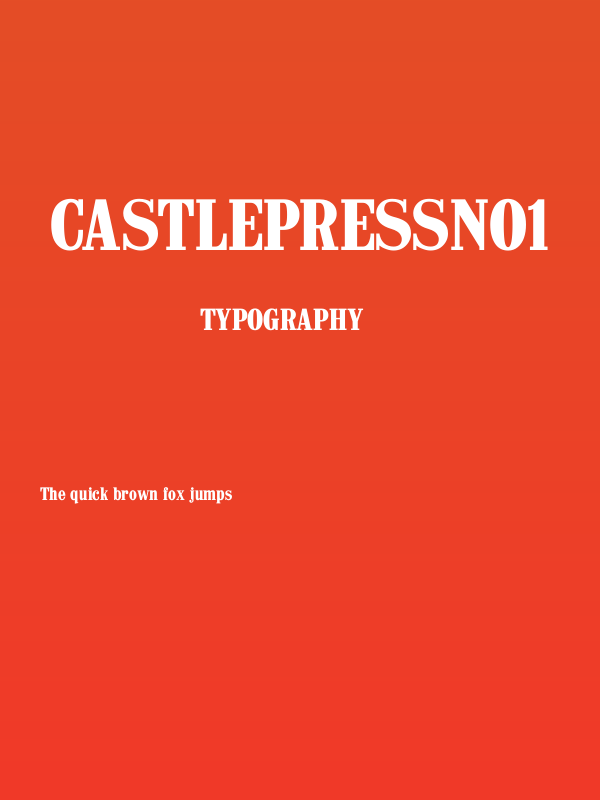 CastlePressNo1 Poster
