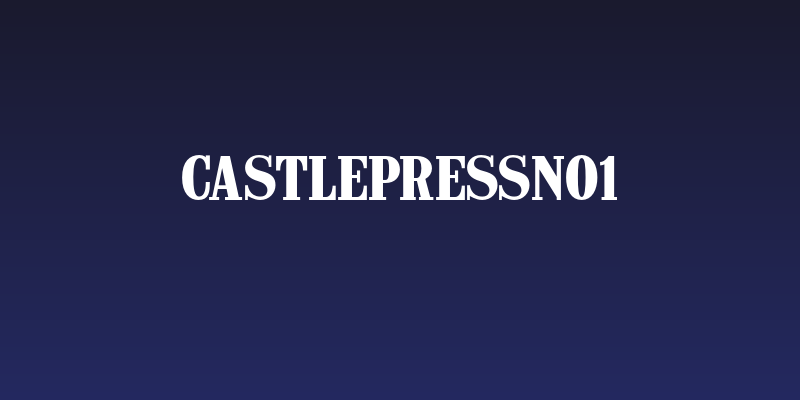 CastlePressNo1 Social Header