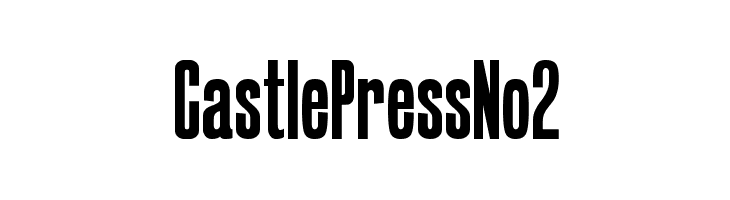 CastlePressNo2 Font