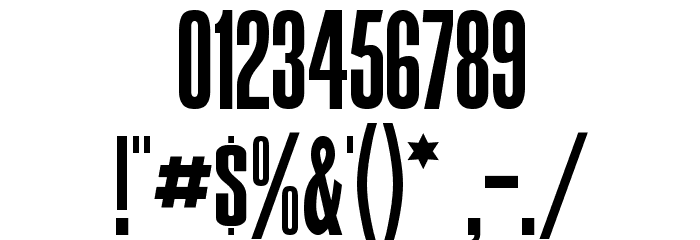 CastlePressNo2 Font OTHER CHARS