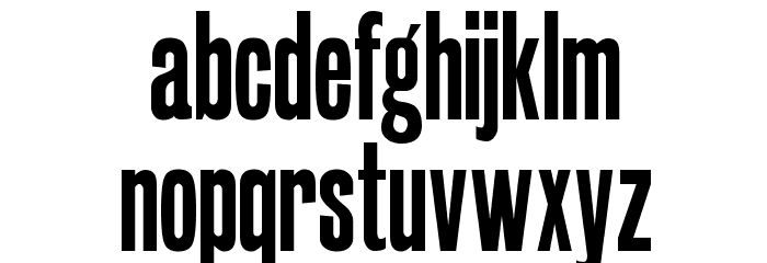 CastlePressNo2 Font LOWERCASE