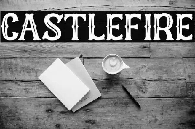 Castlefire Font examples