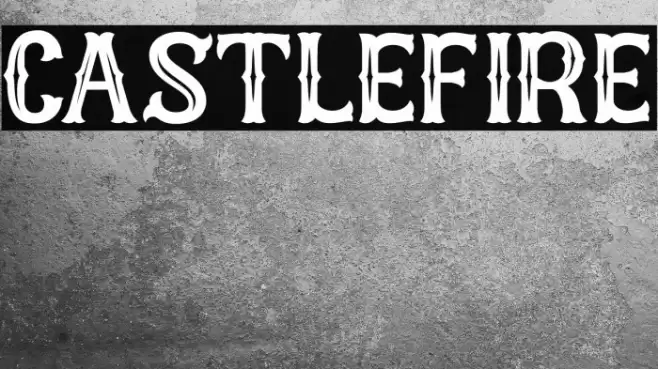 Castlefire Font examples