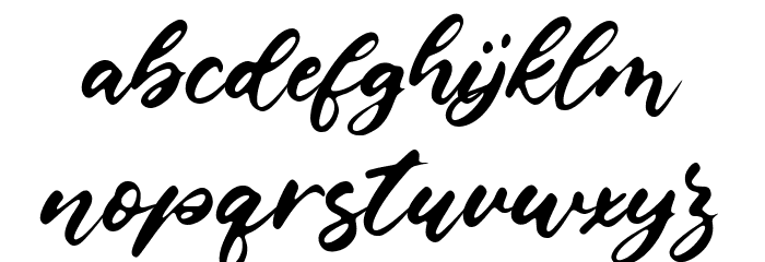 Castlena Font LOWERCASE