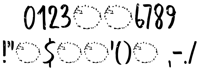 Castlerigg DEMO Regular Font OTHER CHARS