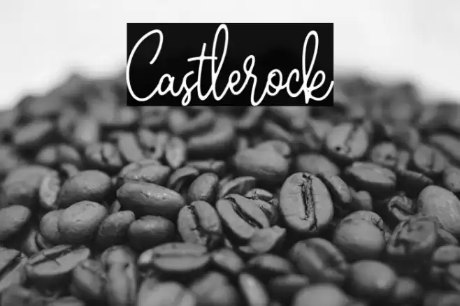 Castlerock Font examples