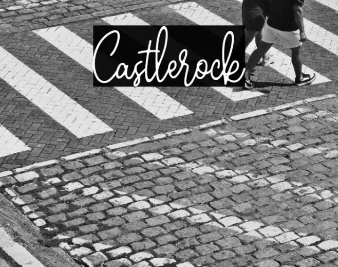Castlerock Font examples