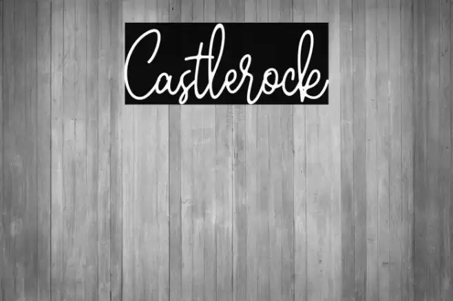 Castlerock Font examples