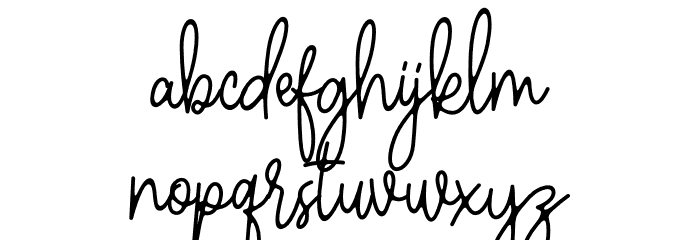 Castlerock Font LOWERCASE