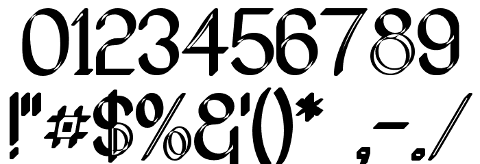 Castorgate - Distort Font OTHER CHARS