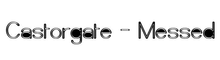 Castorgate - Messed Font