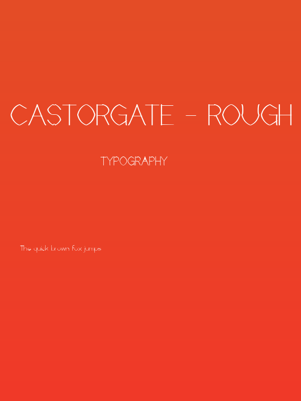 Castorgate - Rough Poster