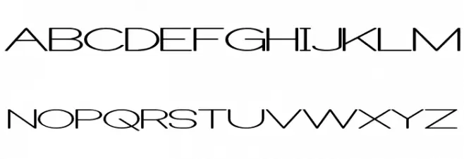 Castorgate Wide フォント 大文字