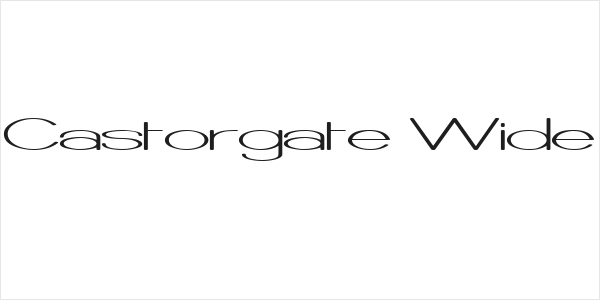 Castorgate Wide Logo