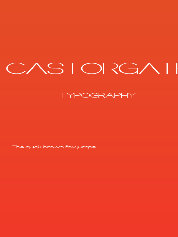 Castorgate Wide Poster