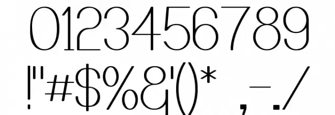 Castorgate Font OTHER CHARS