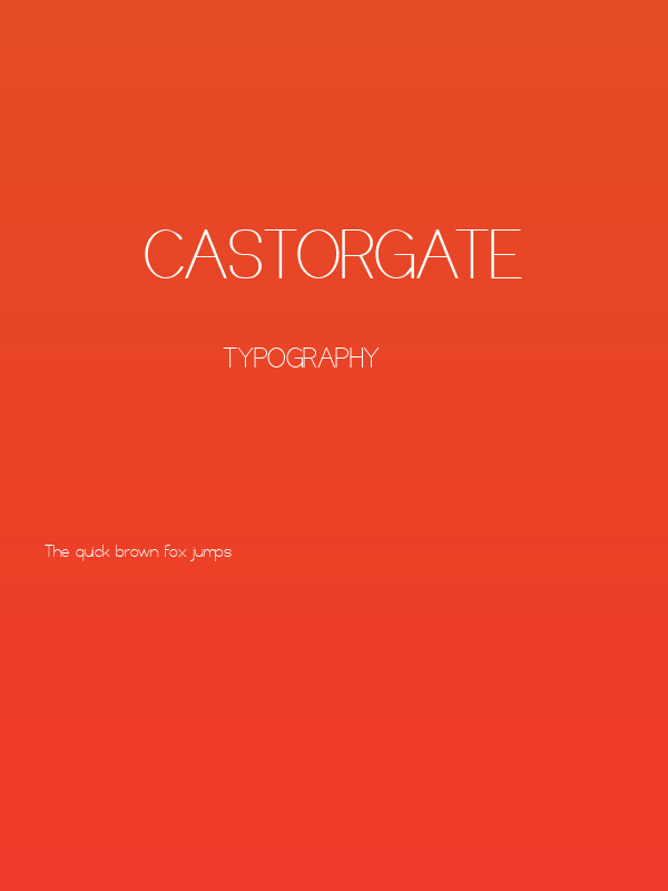 Castorgate Poster