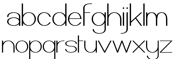 Castorgate Font LOWERCASE